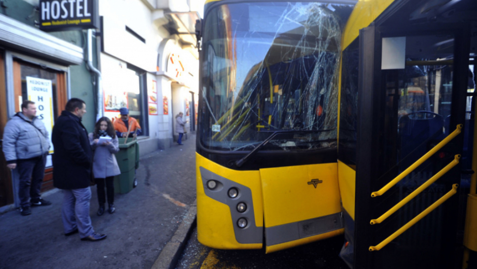 Zeleni venac nesreća sudar GSP