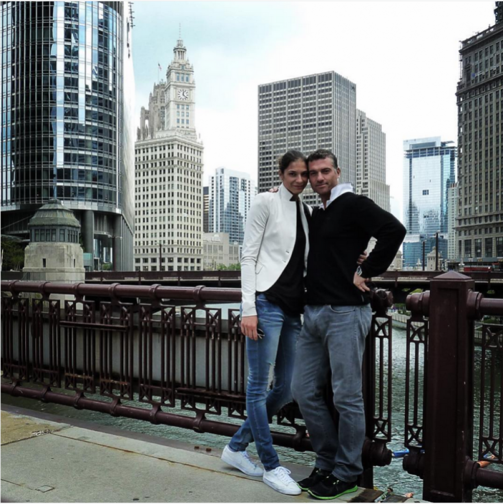 Jovana Brakočević sa suprugom Marčelom