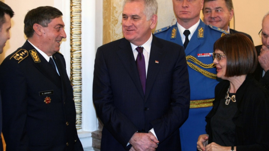 Ljubiša Diković, Tomislav Nikolić i Maja Gojković