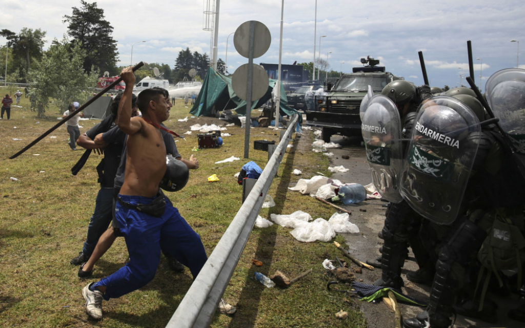 Argentina: Sukob radnika i policije