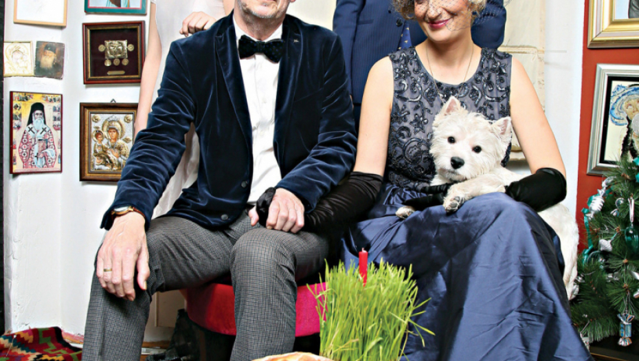 Najsrećniji kad su  zajedno: Vila, Lav,  Nebojša i Isidora