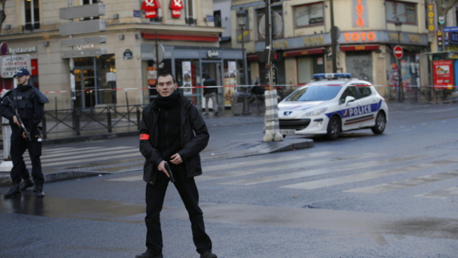 Policija na mestu napada