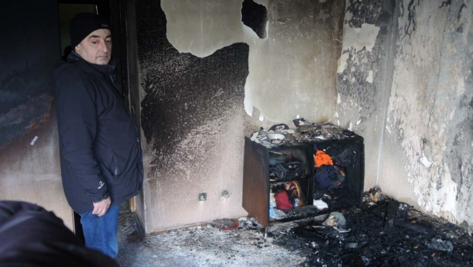 Izgorela garsonjera u Sevojnu