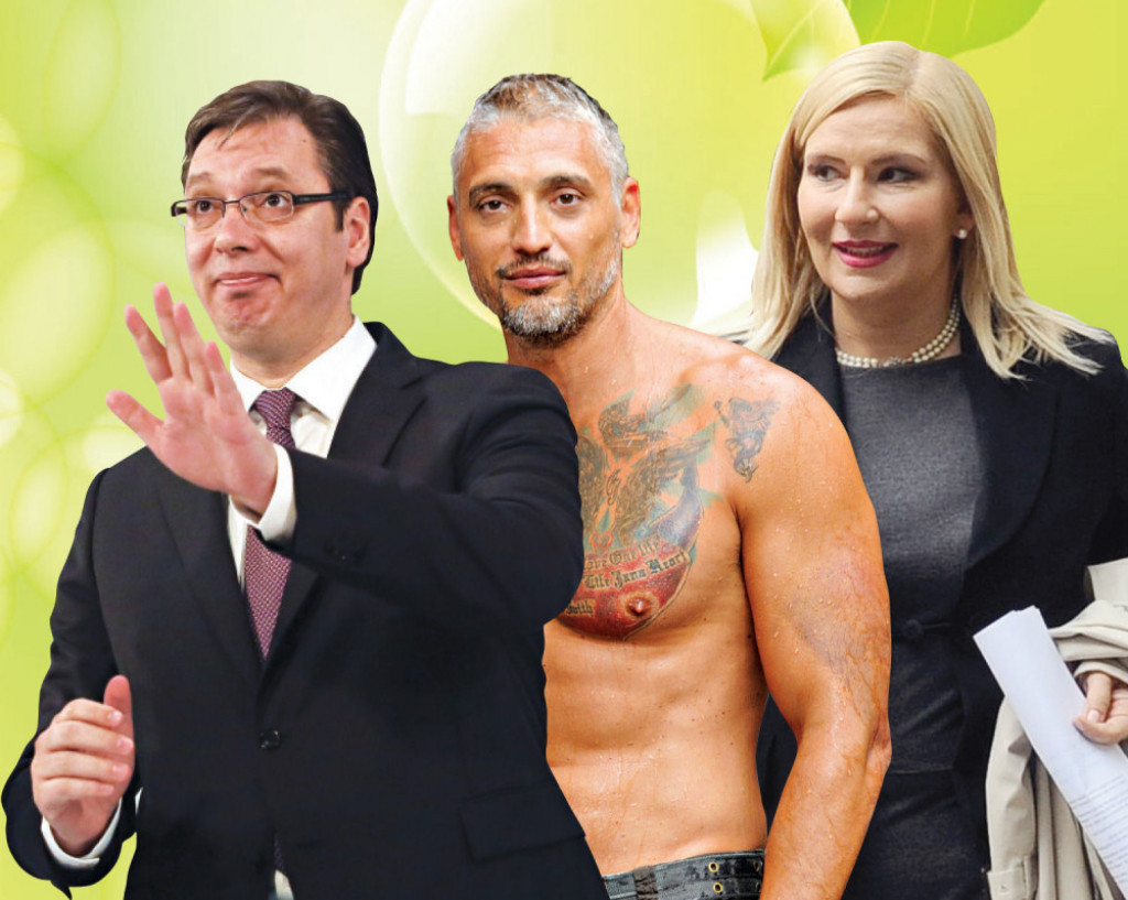 Aleksandar Vučić, Čedomir Jovanović i Zorana Mihajlović