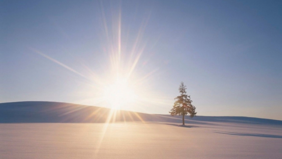 Sunčano vreme Zima Vremenska prognoza