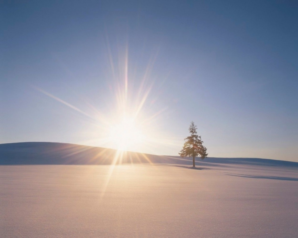 Sunčano vreme Zima Vremenska prognoza