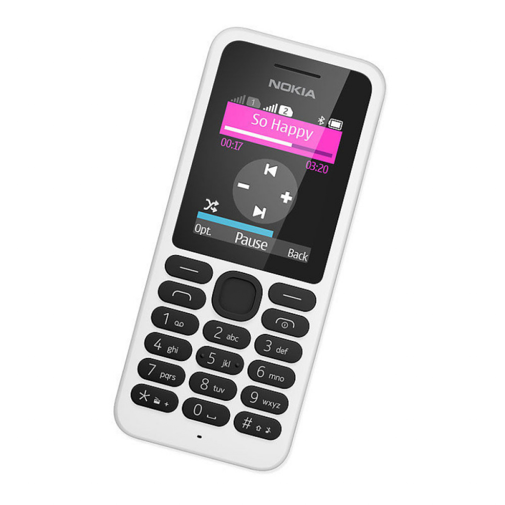 Nokia 130 DS beli mobilni telefon