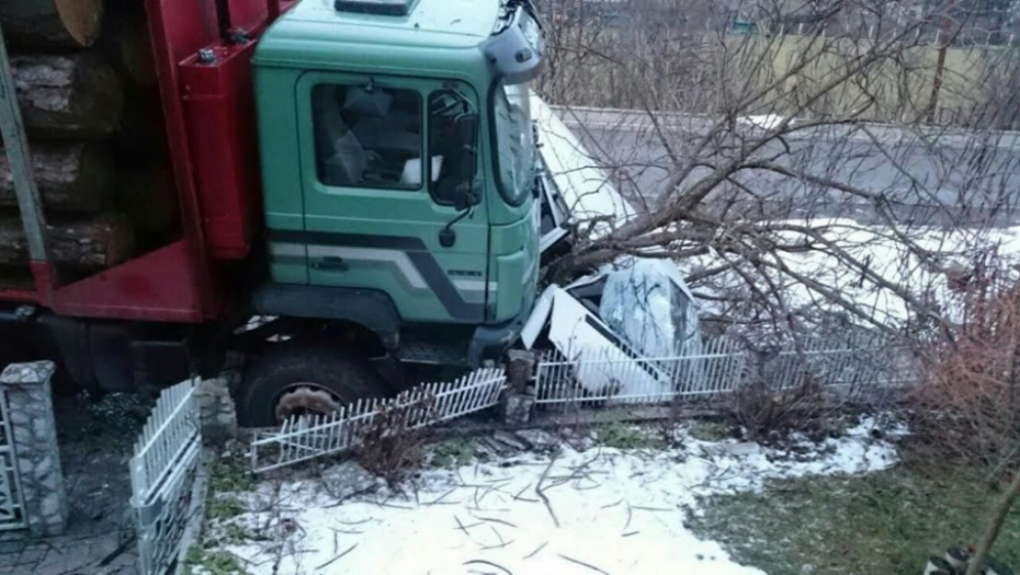 Kamion, saobraćajna nesreća