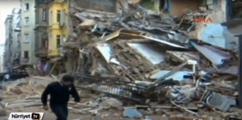 Srušena zgrada u Istanbulu
