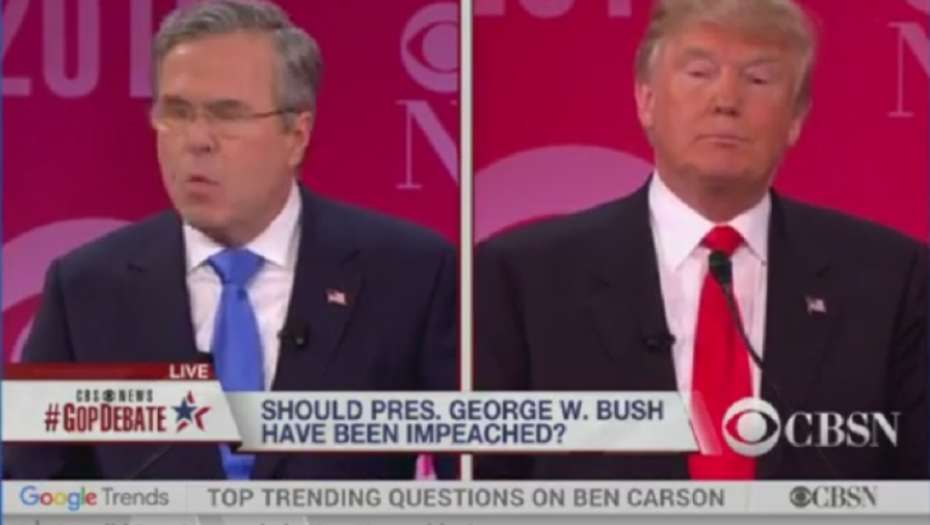 Donald Tramp i Džeb Buš