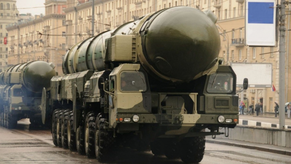 Ruski balistički projektili na vojnoj paradi