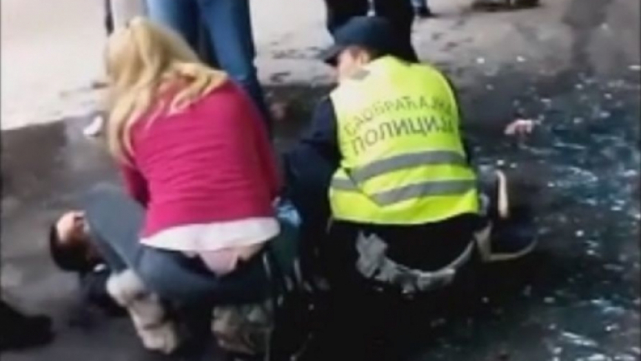 Migrant napao policajca