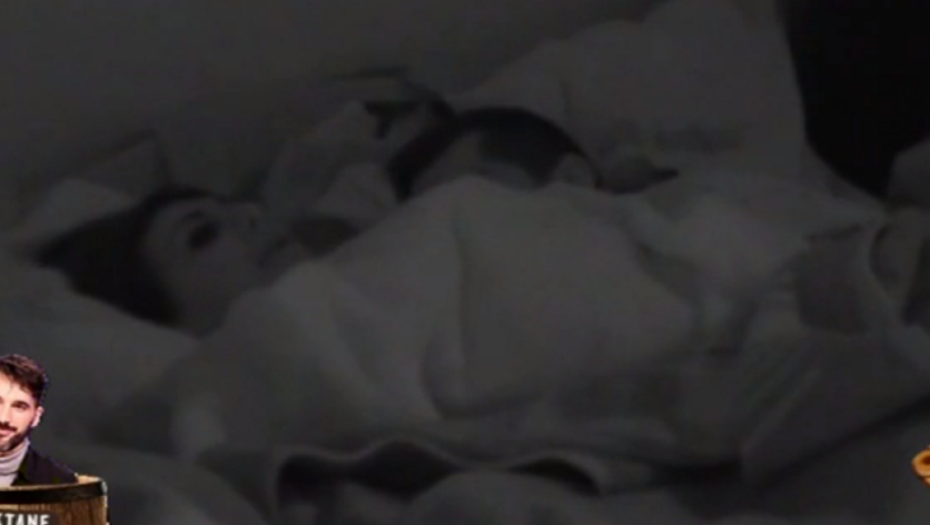 Goga Aleksić sa Banetom u krevetu