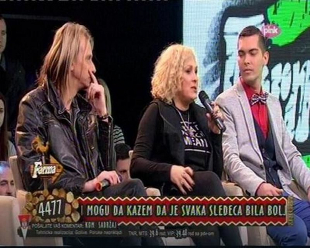 Marina Perazić u studiju TV Pink