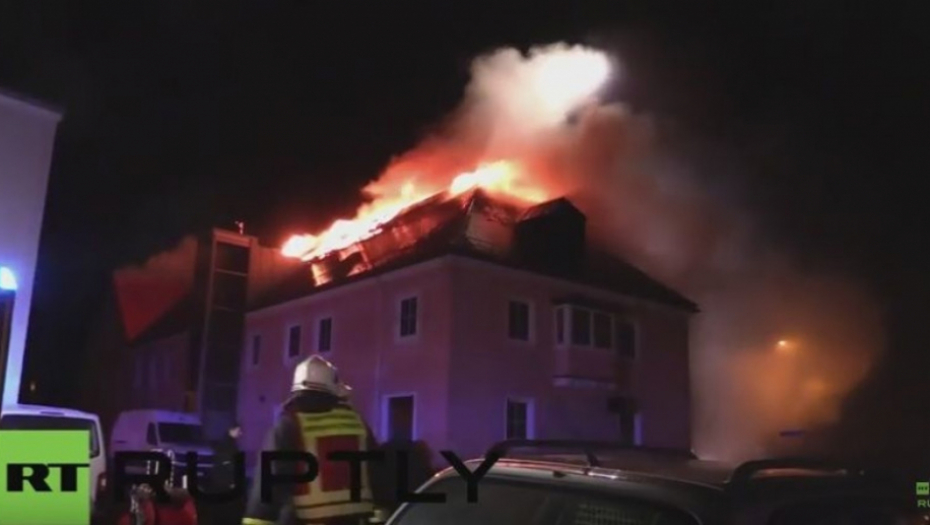 Požar u centru za izbeglice