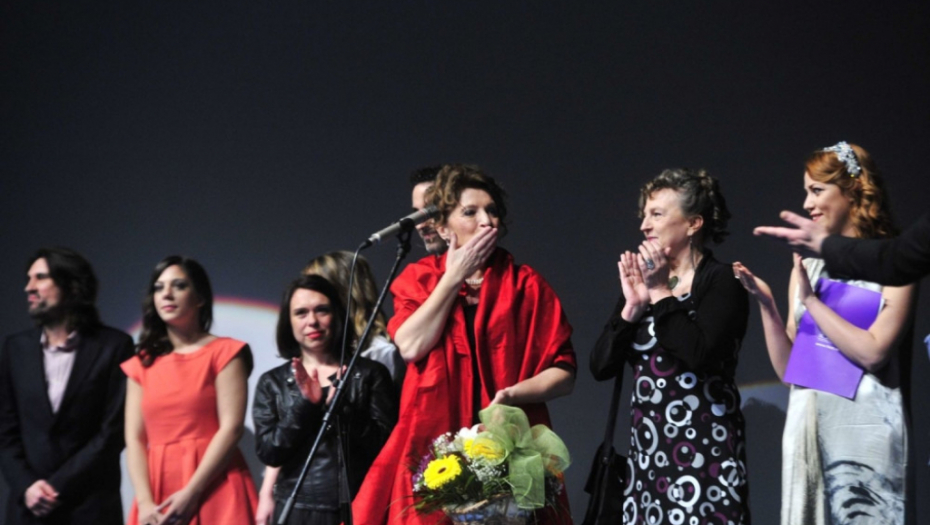 Mirjana Karanović i ekipa filma "Dobra žena"