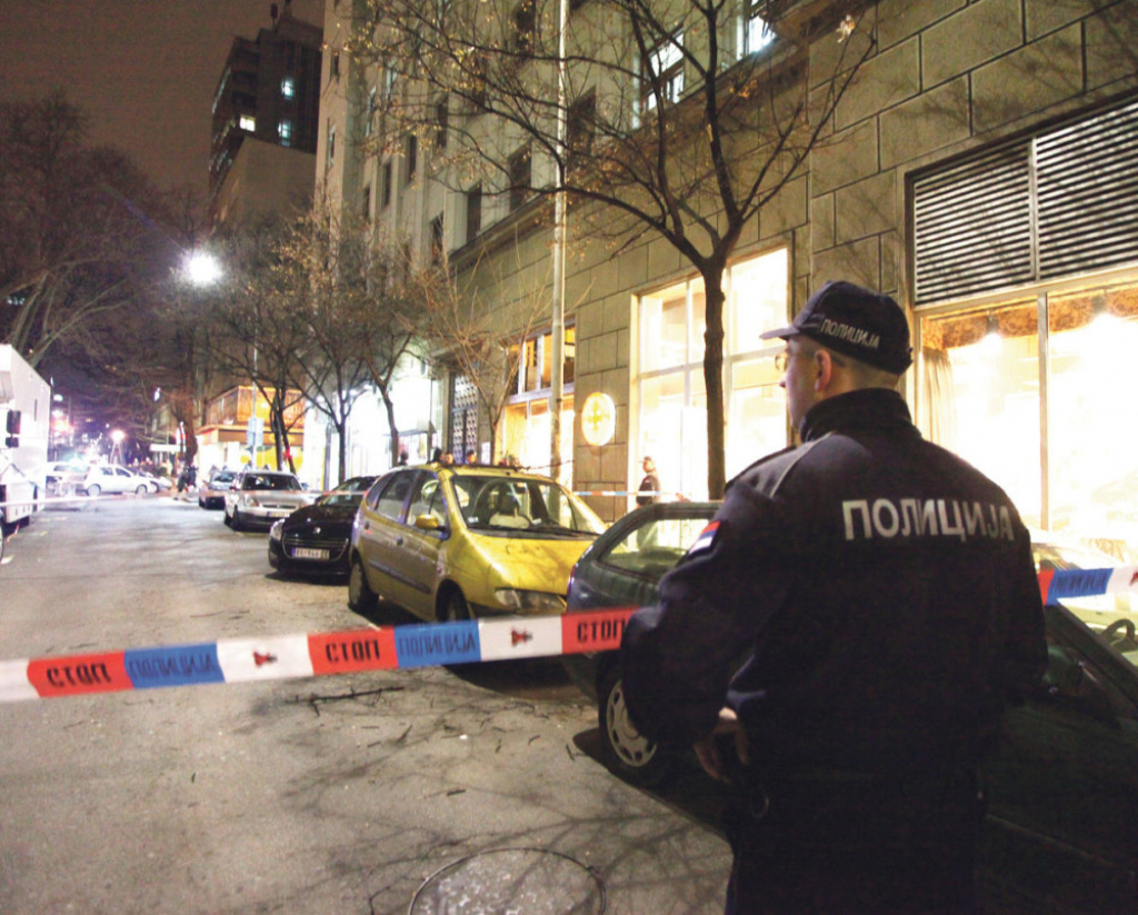 Uviđaj policija Trgovačka Beograd ubistvo traka