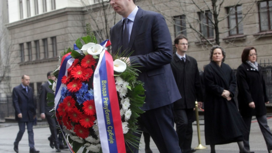 Aleksandar Vučić venac Zoran Đinđić 12032016