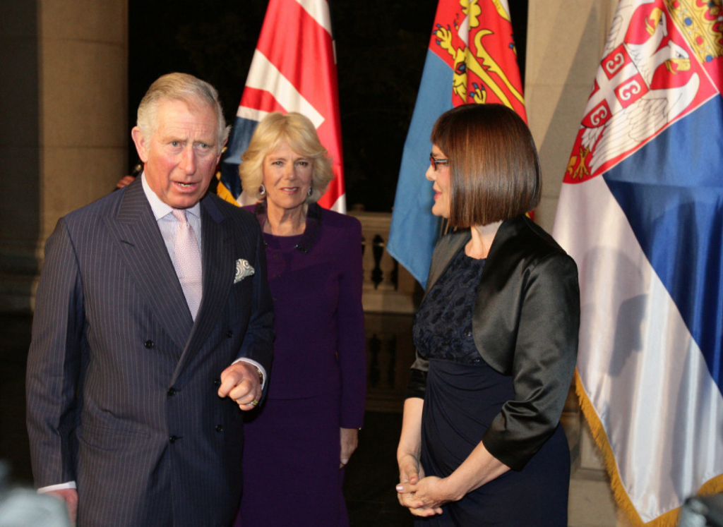 Princ Čarls, Vojvotkinja Kamila i Maja Gojković