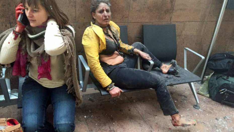 Žene povređene u eksplozijama u Briselu