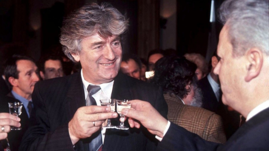 Zdravica sa Miloševićem: Radovan Karadžić
