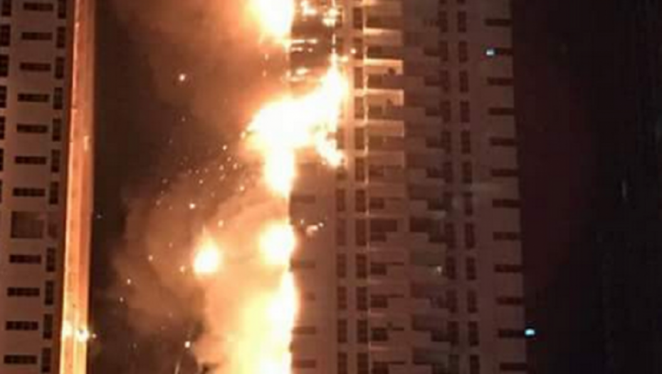 Požar u oblakoderu u UAE