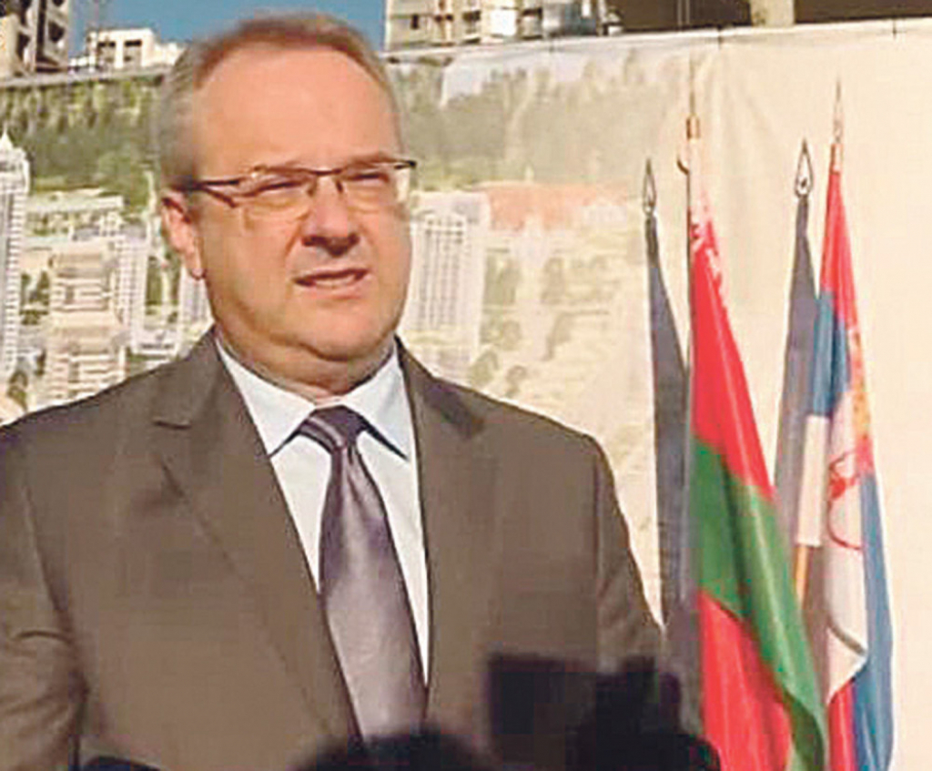 Ministar položio kamen temeljac u Minsku