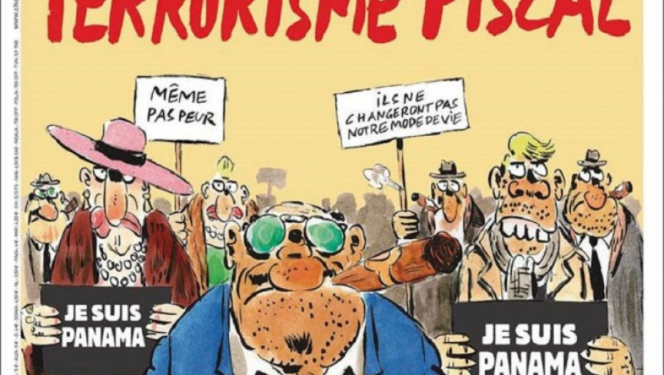Šarli Ebdo objavio naslovnicu na temu 'Panamskih papira'