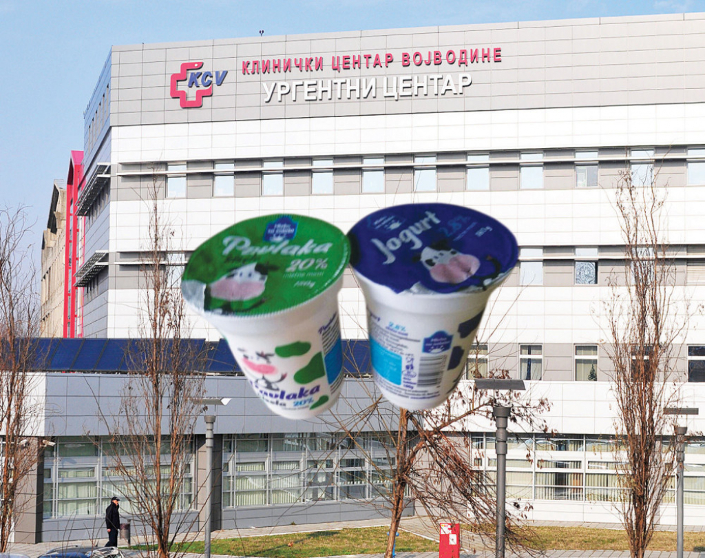 Slike bolničkog jogurta napravljene u četvrtak , 31. marta