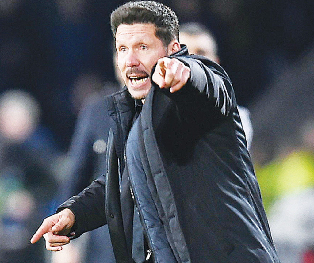 Uigrava tim u formaciji 4-4-1-1: Dijego Simeone