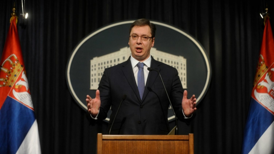 Vučić na konferenciji za novinare