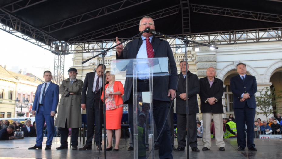 Novi Sad Miting SRS Vojislav Šešelj