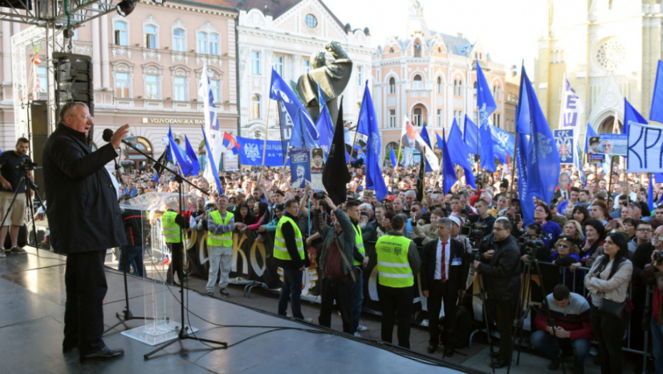 Novi Sad Miting SRS Vojislav Šešelj
