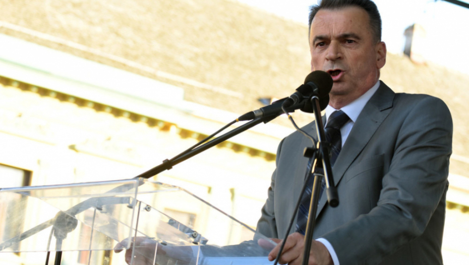 Novi Sad Miting SRS Milorad Mirčić