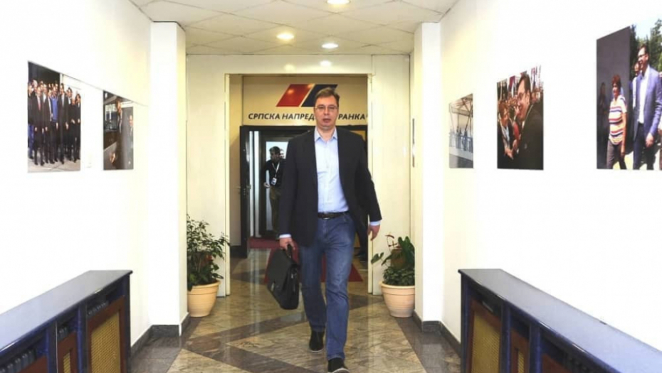 SNS izborni štab Aleksandar Vučić