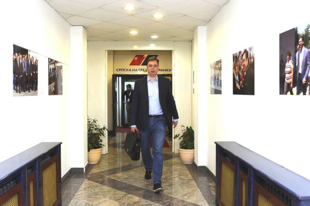 SNS izborni štab Aleksandar Vučić