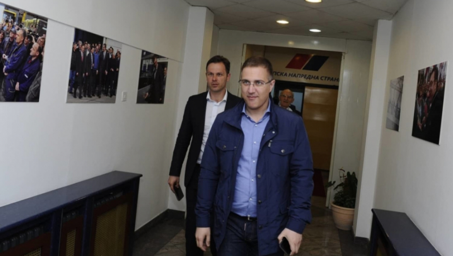 Izborni štab SNS Nebojša Stefanović Siniša Mali