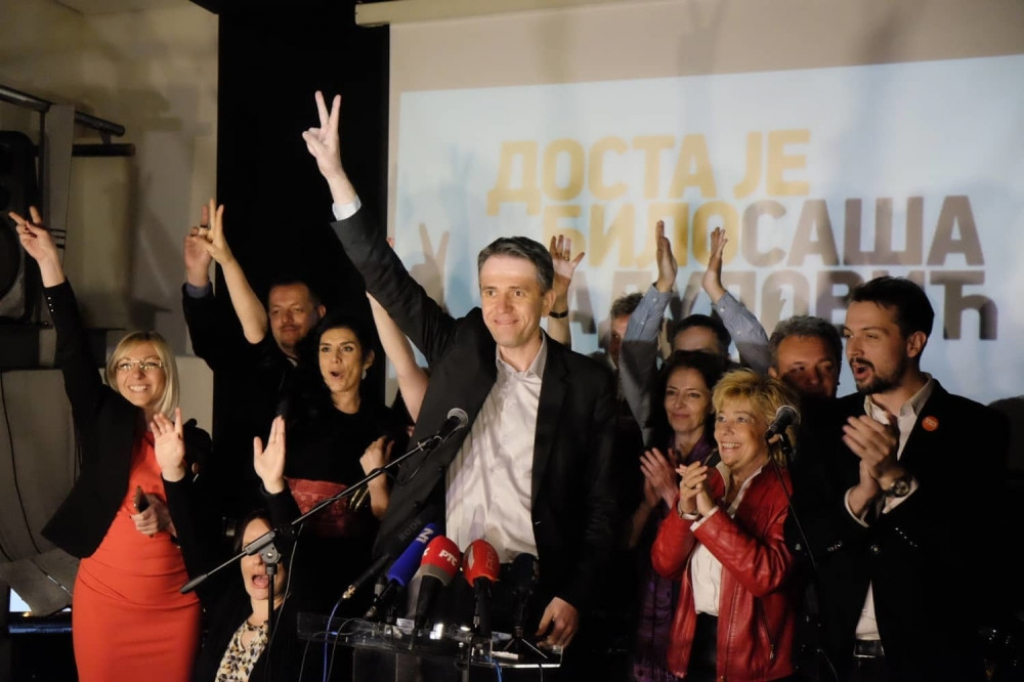 Izborni štab Dosta je bilo Saša Radulović