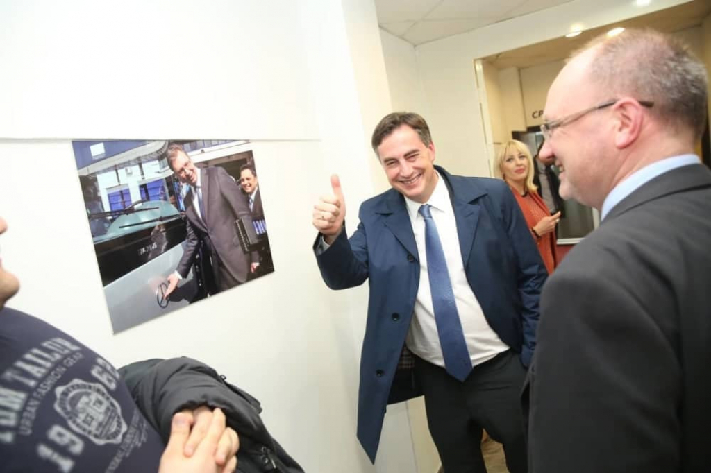 SNS izborni štab Dejvid Mekalister