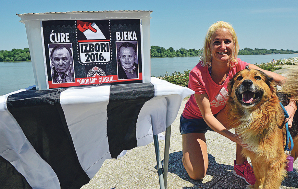 Aleksandra Stojanović sa psom Medom