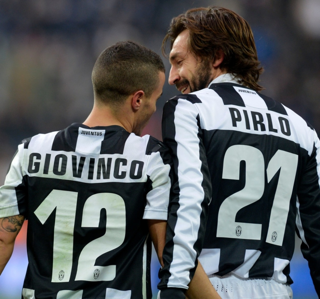 Pirlo i Đovinko u dresu Juventusa