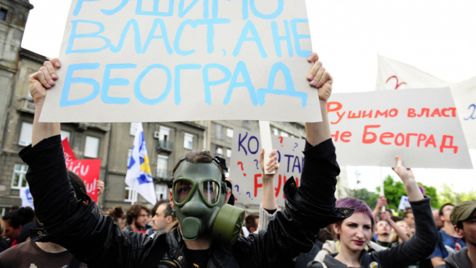 Protest &quot;Ne davimo Beograd&quot;