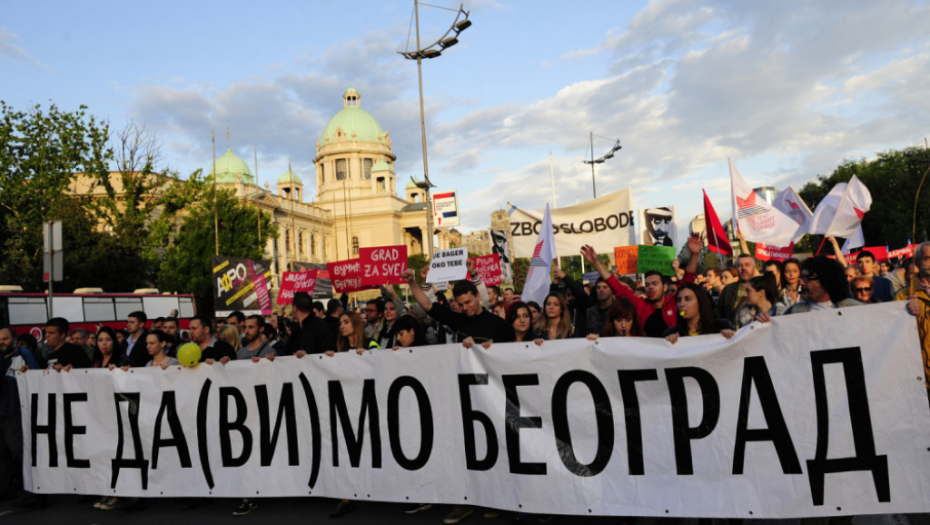Protest &quot;Ne davimo Beograd&quot;