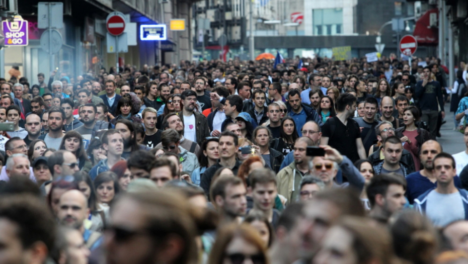 Protest &quot;Ne davimo Beograd&quot;