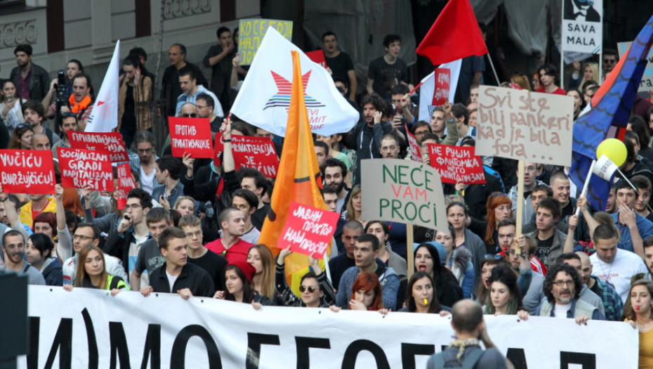 Protest &quot;Ne davimo Beograd&quot;
