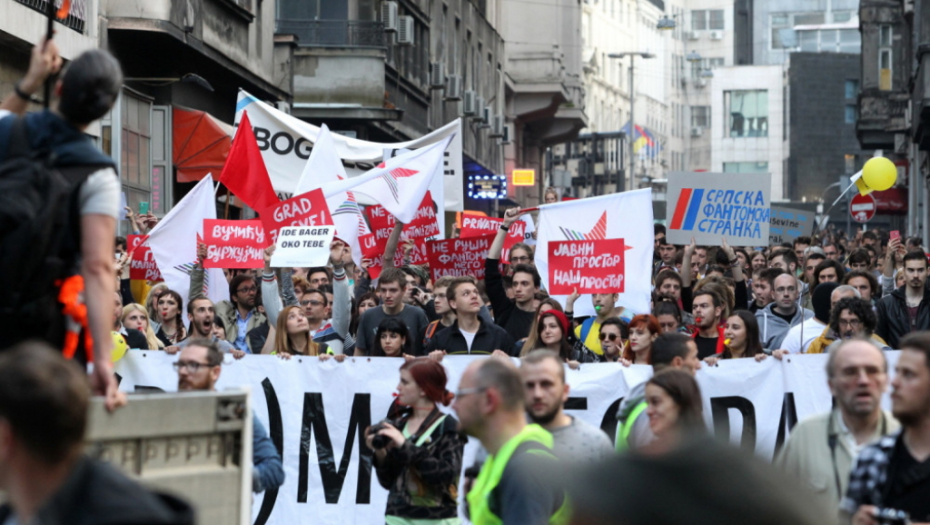Protest &quot;Ne davimo Beograd&quot;