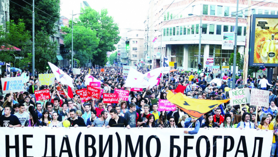 Protest &quot;Ne davimo Beograd&quot;