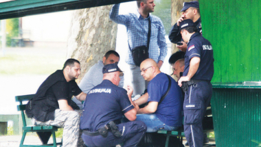 Uviđaj nakon požara u Domu  u Veterniku 