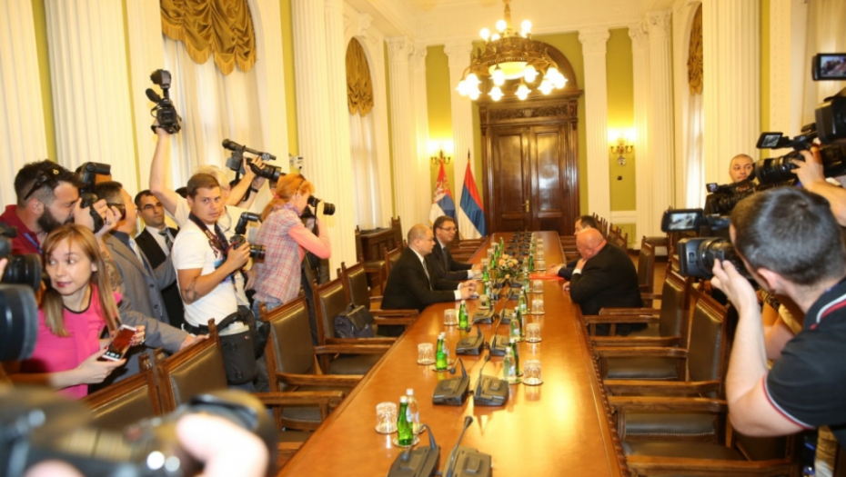 Aleksandar Vučić Ivica Dačić konsultacije