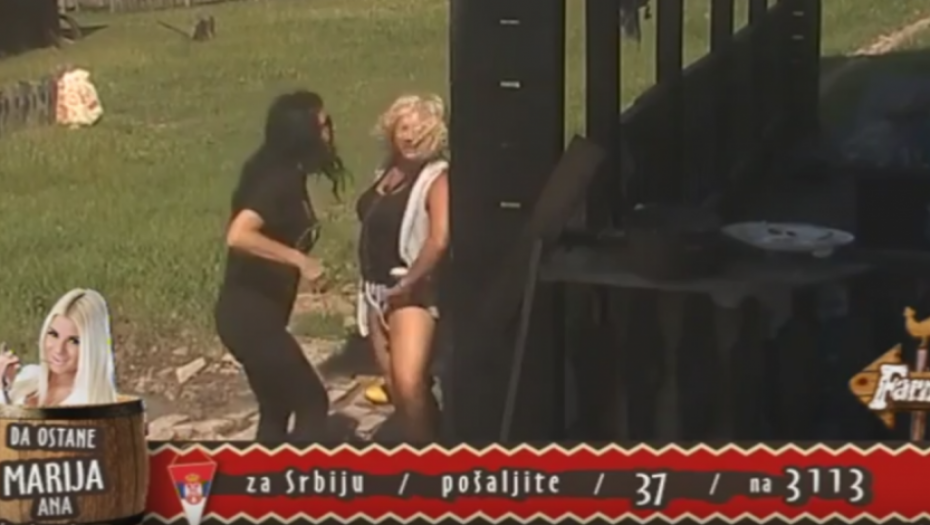 Saška i Marina u klinču